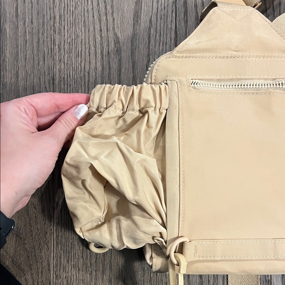 BEIS Beige Sport Sling Belt Bag - Picture 8 of 11